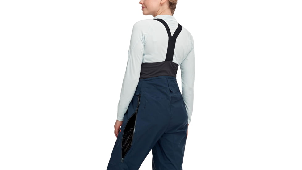 Mammut La Liste Pro HS Bib Pants - Womens, Marine/White, US 4, 1020-12820-5899-34-10