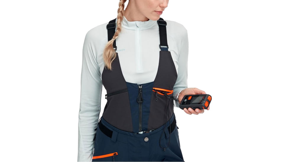 Mammut La Liste Pro HS Bib Pants - Womens, Marine/White, US 4, 1020-12820-5899-34-10