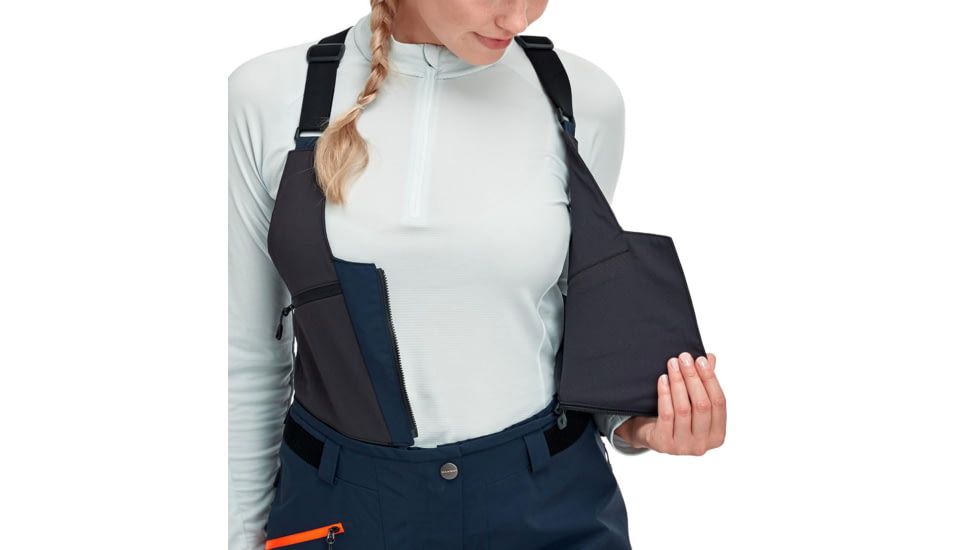 Mammut La Liste Pro HS Bib Pants - Womens, Marine/White, US 4, 1020-12820-5899-34-10