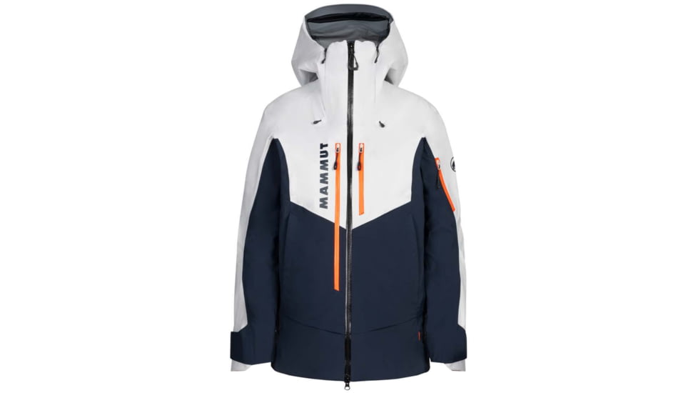 Mammut La Liste Pro HS Hooded Jacket - Womens, Marine/Bright White, Extra Large, 1010-28250-50356-116