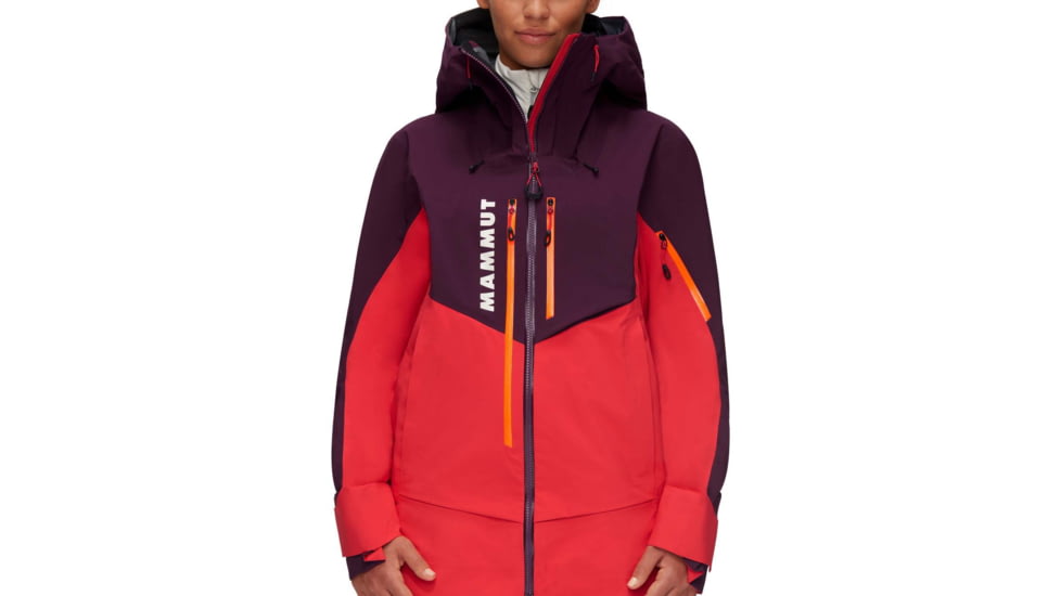 Mammut La Liste Pro HS Hooded Jacket - Womens, Sunset/Grape, Small, 1010-28250-3689-113