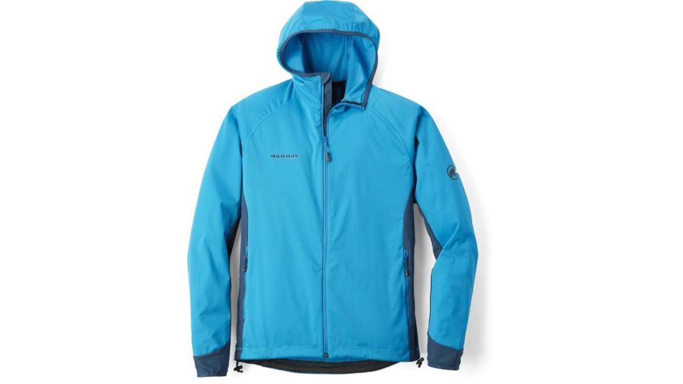 Mammut Lemah Hoody Midweight Softshell Jacket - Mens, Atlantic/Orion, Small, 1010-20290-5872-113