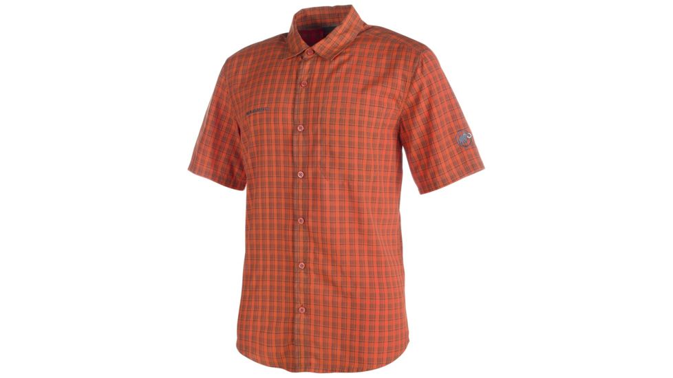 Mammut Lenni Shirt - Men's-Dark Orange/Titanium-XX-Large