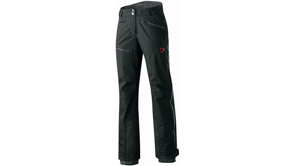 Mammut Linard Pants - Womens-Black-Regular Inseam-6