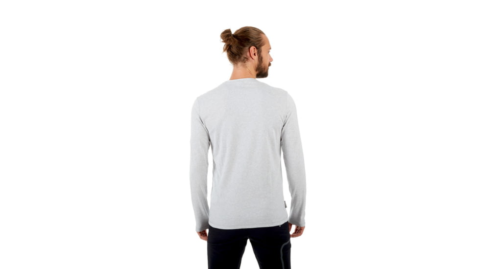 Mammut Logo Longsleeve - Mens, Marble Melange, S, 1041-07081-00106-113