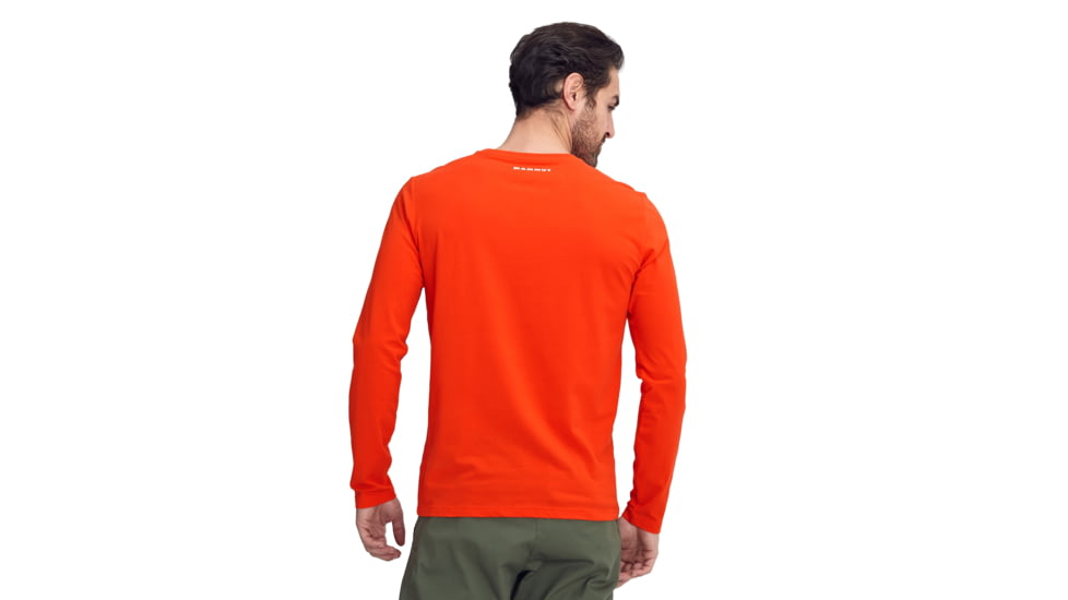 Mammut Logo Longsleeve - Mens, Spicy, Medium, 1016-00870-3445-114