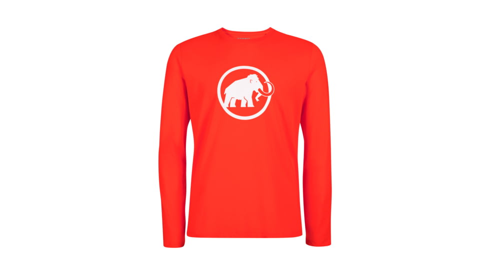 Mammut Logo Longsleeve - Mens, Spicy, Medium, 1016-00870-3445-114