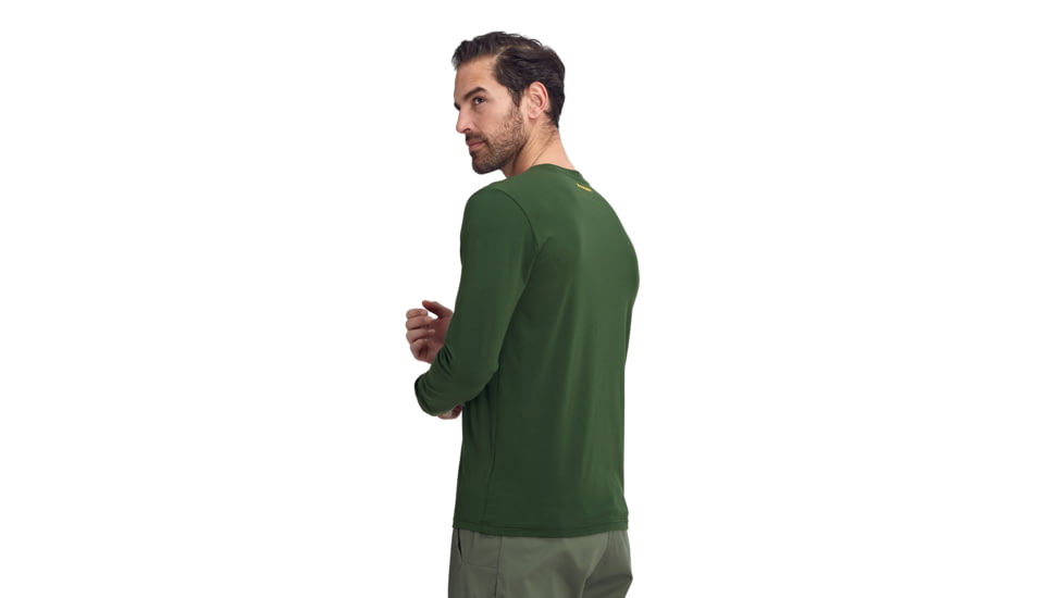 Mammut Logo Longsleeve - Mens, Woods, Large, 1016-00870-40135-115