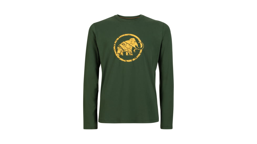 Mammut Logo Longsleeve - Mens, Woods, Large, 1016-00870-40135-115