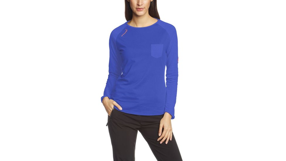 Mammut Logo Longsleeve - Women's-Maliblue-X-Small