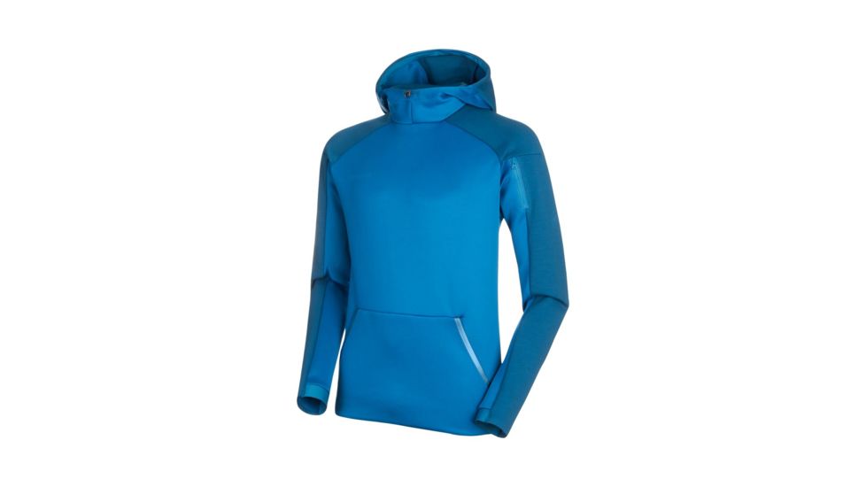 Mammut Logo Midlayer Hoody - Mens, Sapphire, Large, 1014-00790-50254-115