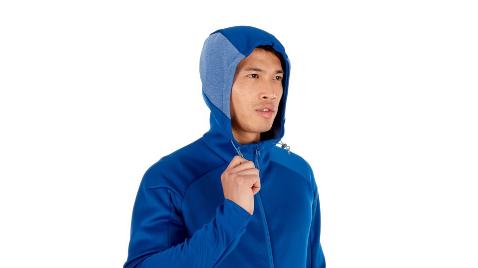 Mammut Logo ML Hooded Jacket - Mens, Surf Melange, Large, 1014-00770-50140-115