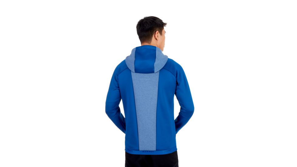 Mammut Logo ML Hooded Jacket - Mens, Surf Melange, Large, 1014-00770-50140-115