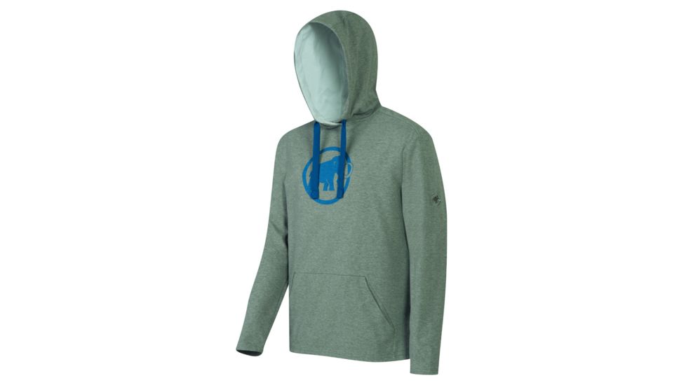 Logo ML Hoody - Mens-Granit Melange/Dark Cyan-Large