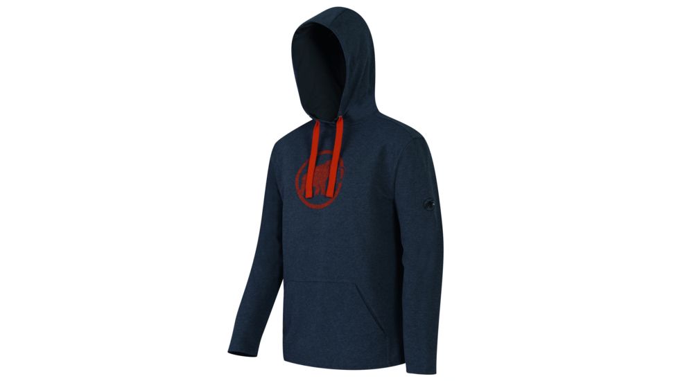 Mammut Logo ML Hoody - Men's-Graphite/Dark Orange-Large