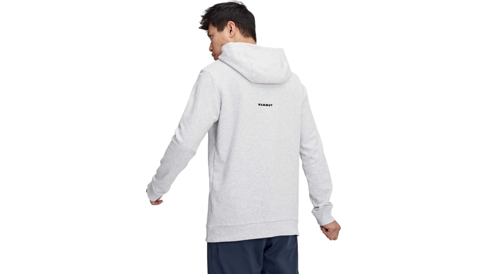 Mammut Logo ML Hoody - Mens, Highway Melange Prt1, 2XL, 1014-02140-00420-117