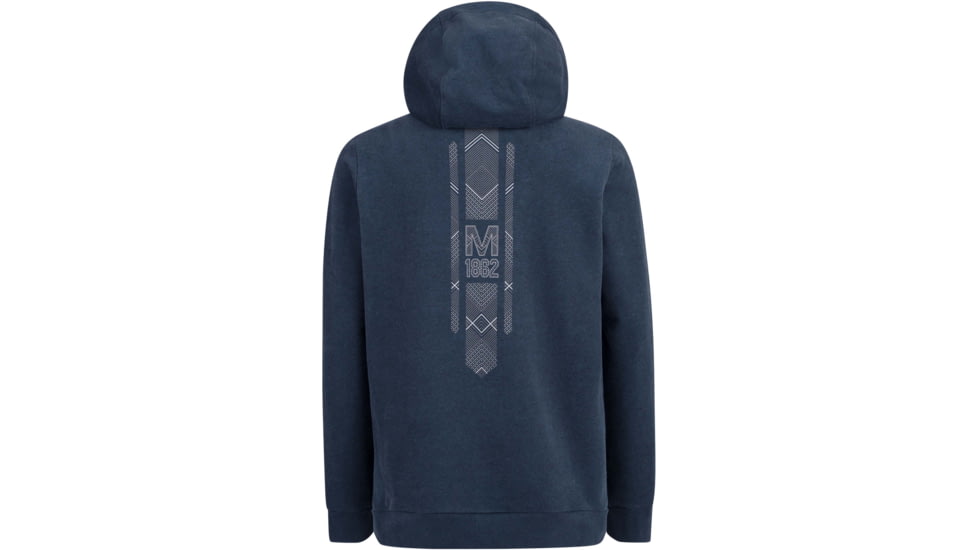 Mammut Logo ML Hoody - Mens, Peacoat Melange Prt3, Large, 1014-02140-50168-115