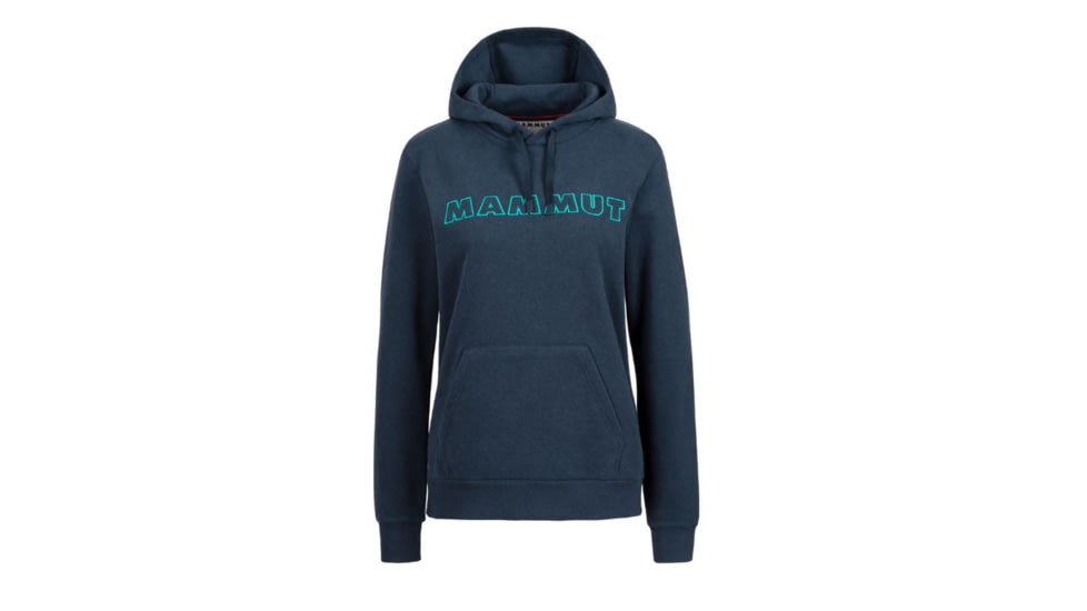 Mammut Logo ML Hoody - Women's, Marine Melange PRT4, Small, 1014-02151-50422-113