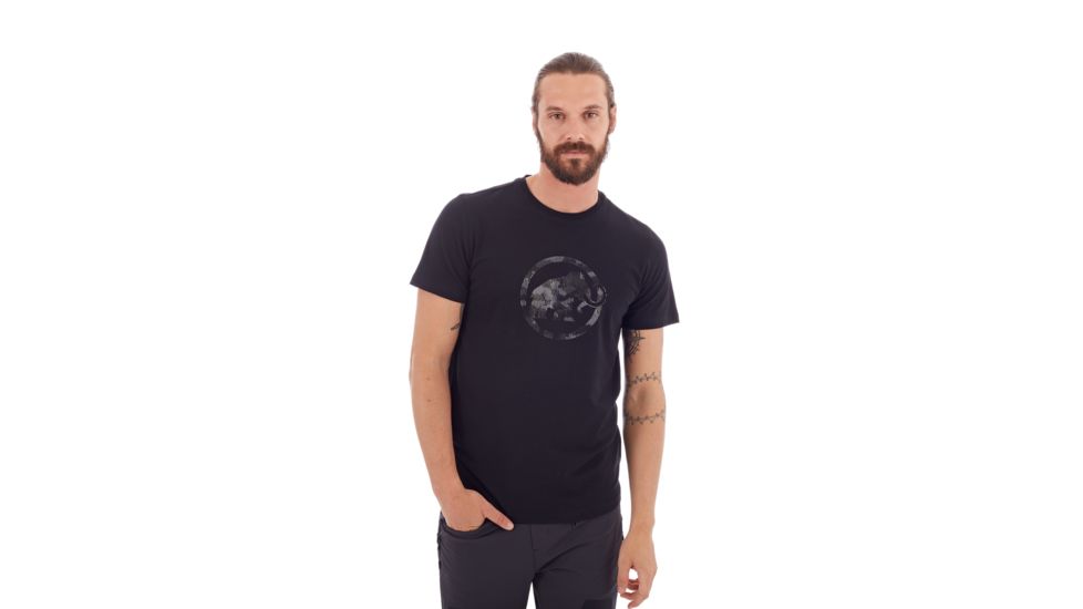 Mammut Logo T-Shirt - Mens, Black PRT1, Extra Large, 1017-07293-00253-116