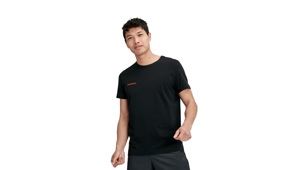 Mammut Logo T-Shirt - Mens, Black Prt2, Large, 1017-07295-00254-115