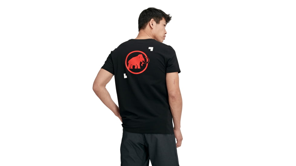 Mammut Logo T-Shirt - Mens, Black Prt2, Large, 1017-07295-00254-115