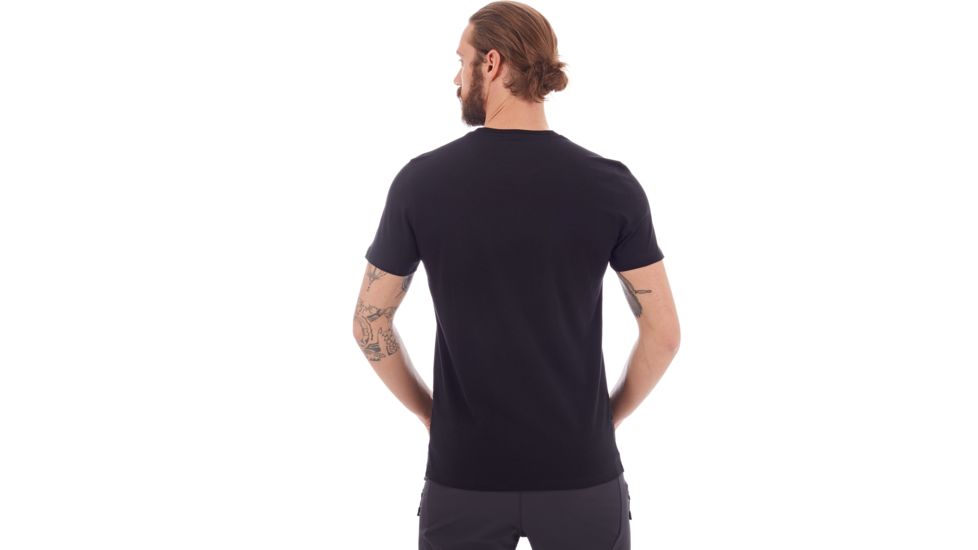 Mammut Logo T-Shirt - Mens, Black Prt3, 3XL, 1017-07292-00255-118