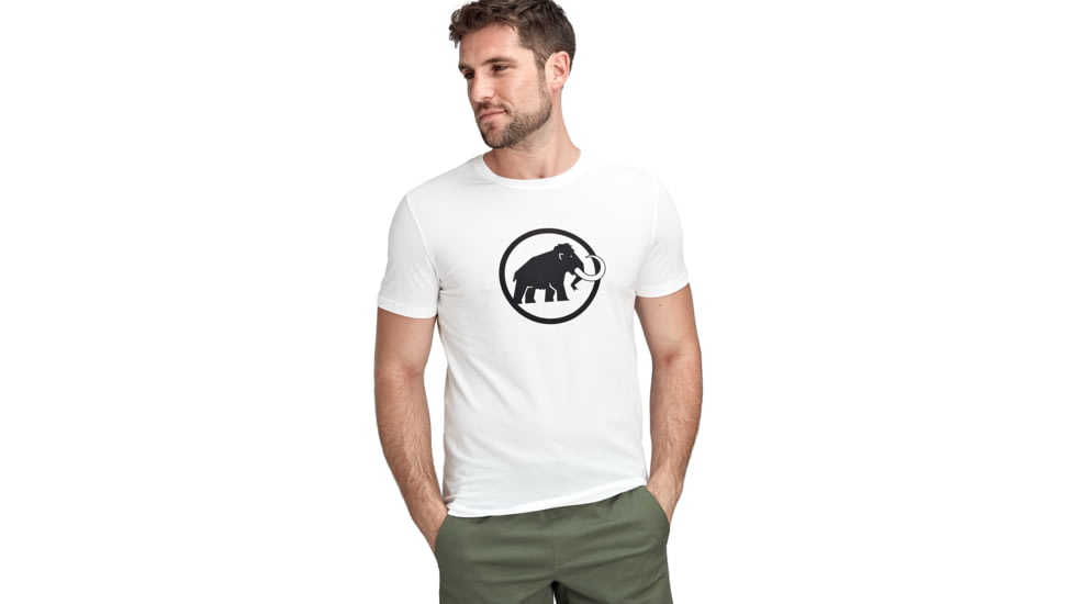 Mammut Logo T-Shirt - Mens, Bright White Prt1, Medium, 1017-07295-00257-114