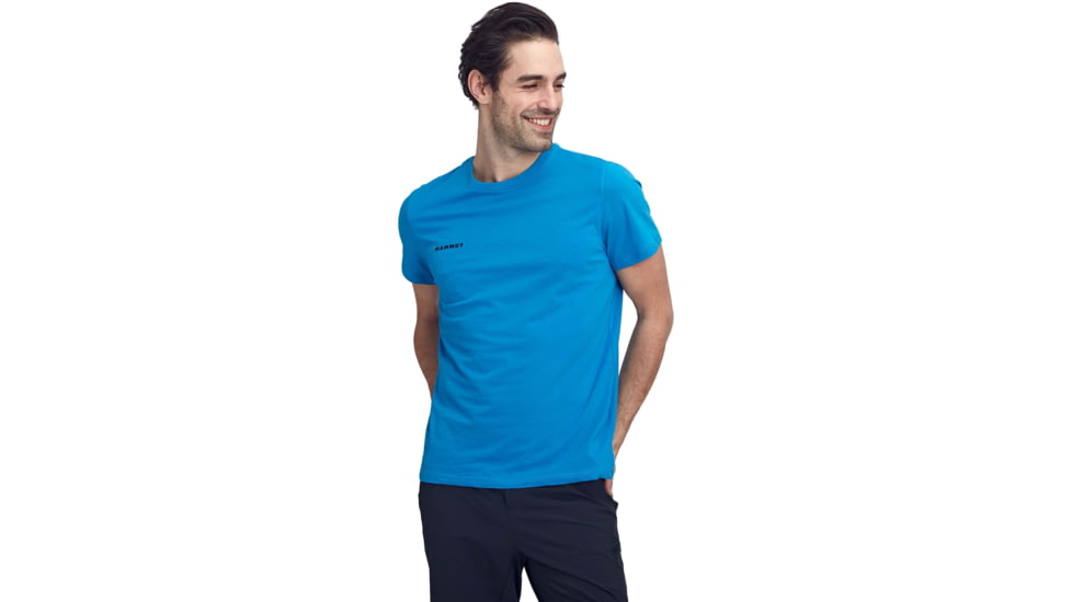 Mammut Logo T-Shirt - Mens, Gentian Prt5, Medium, 1017-07294-50335-114