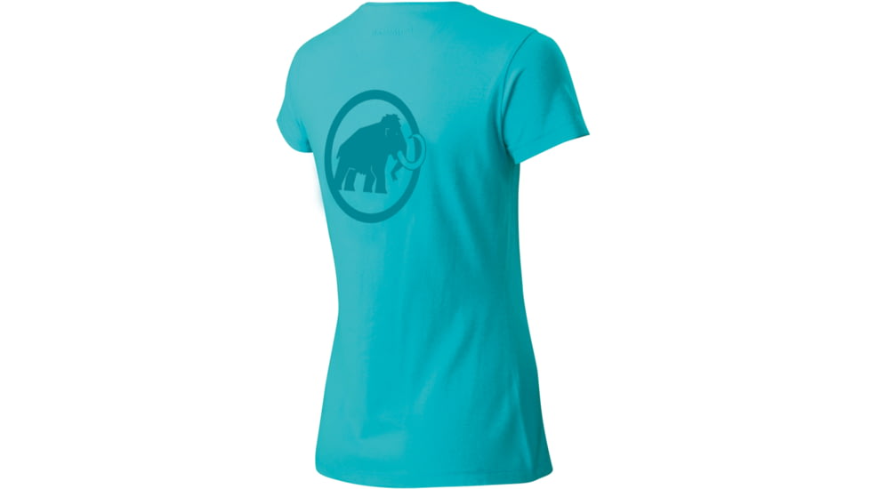 Mammut Logo T-Shirt - Women's-White/Carribean-X-Small