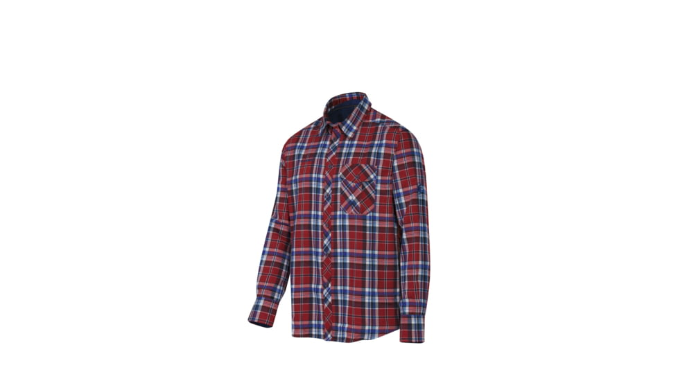 Mammut Lugano Shirt-Men's-Large-Marine/Carmine