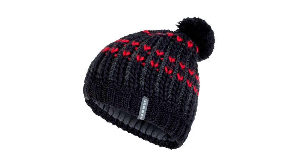 Mammut Luina Beanie - Womens, Black/Graphite, 1 1090-04430-0040-1