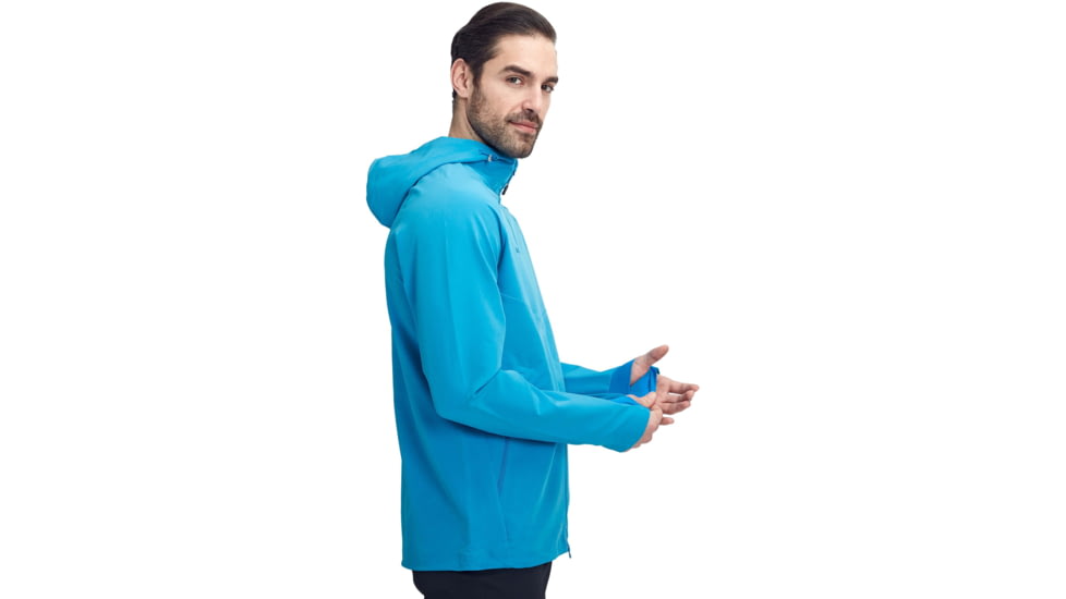 Mammut Macun SO Hooded Jacket - Mens, Gentian, Medium, 1011-00500-5213-114