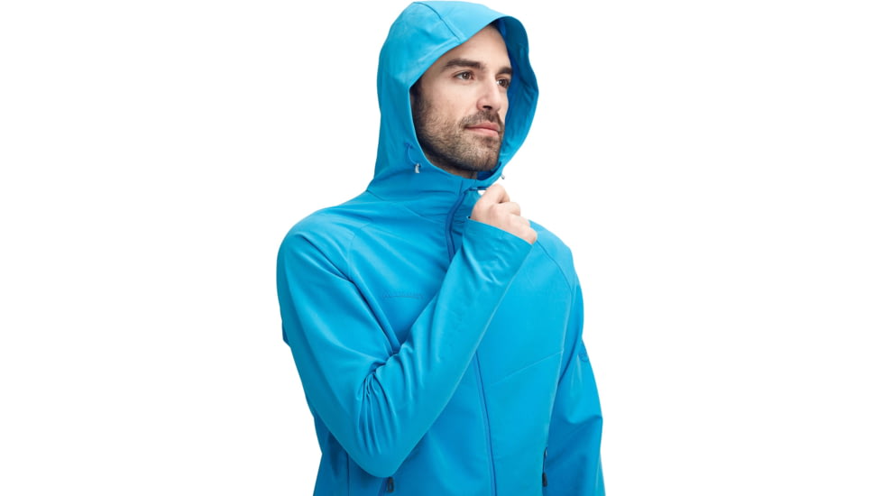 Mammut Macun SO Hooded Jacket - Mens, Gentian, Medium, 1011-00500-5213-114