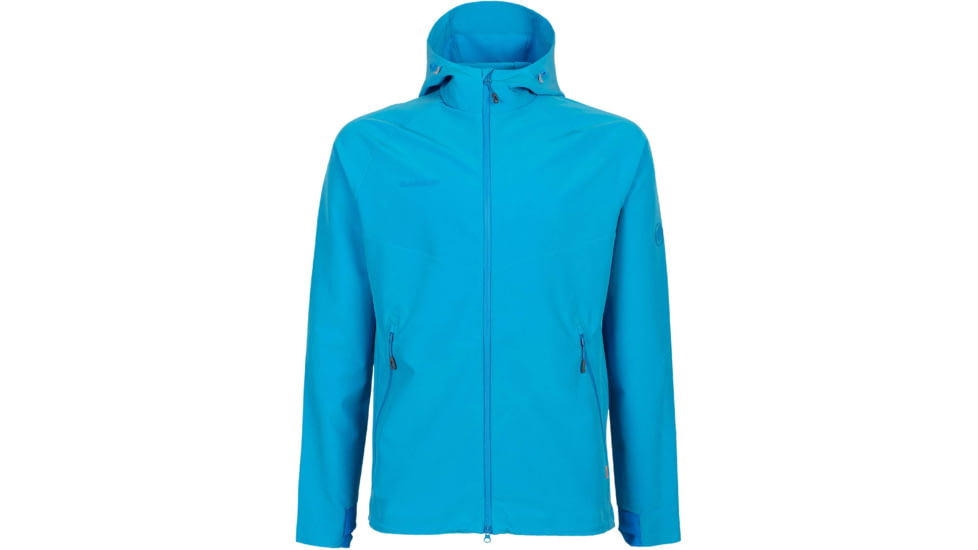 Mammut Macun SO Hooded Jacket - Mens, Gentian, Medium, 1011-00500-5213-114