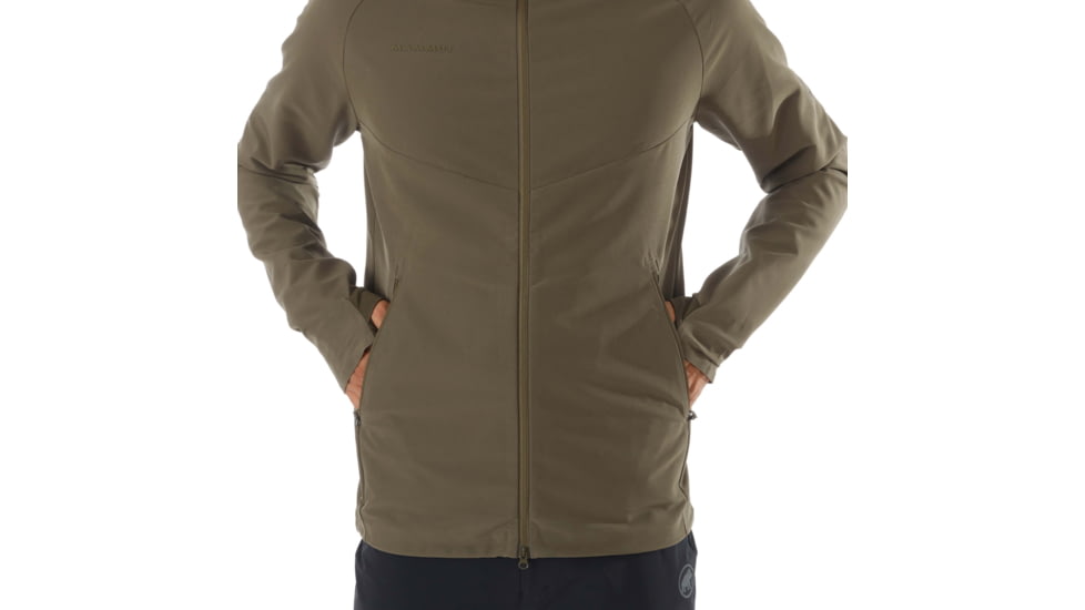 Mammut Macun SO Hooded Jacket - Mens, Iguana, Extra Large, 1011-00500-4584-116
