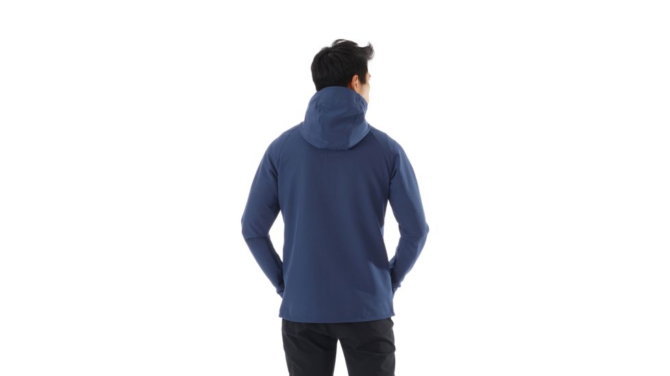 Mammut Macun SO Hooded Jacket - Mens, Peacoat, Large, 1011-00500-50125-115