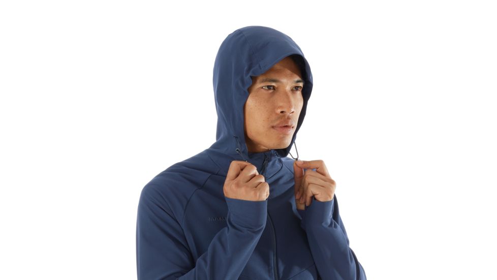 Mammut Macun SO Hooded Jacket - Mens, Peacoat, Large, 1011-00500-50125-115