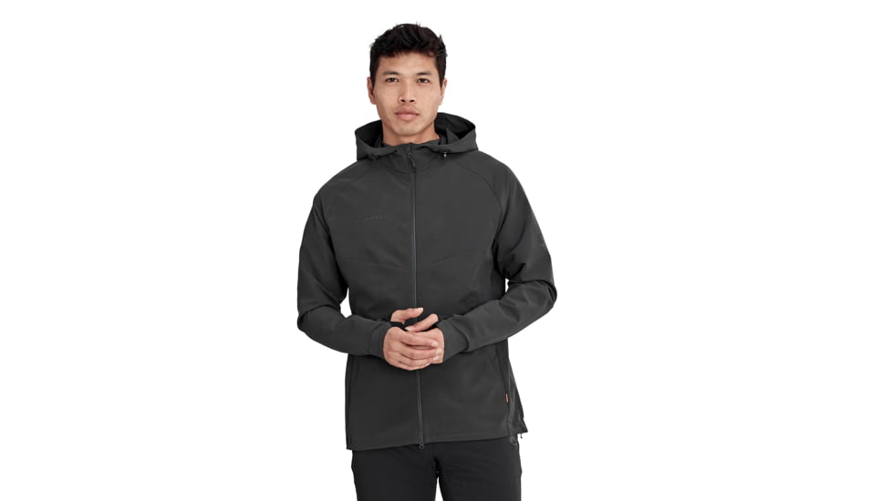 Mammut Macun SO Hooded Jacket - Mens, Phantom, Small, 1011-00500-00150-113