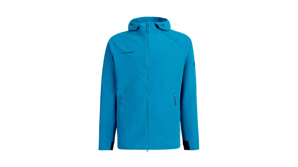 Mammut Macun SO Hooded Jacket - Mens, Sapphire, Large, 1011-00500-50226-115