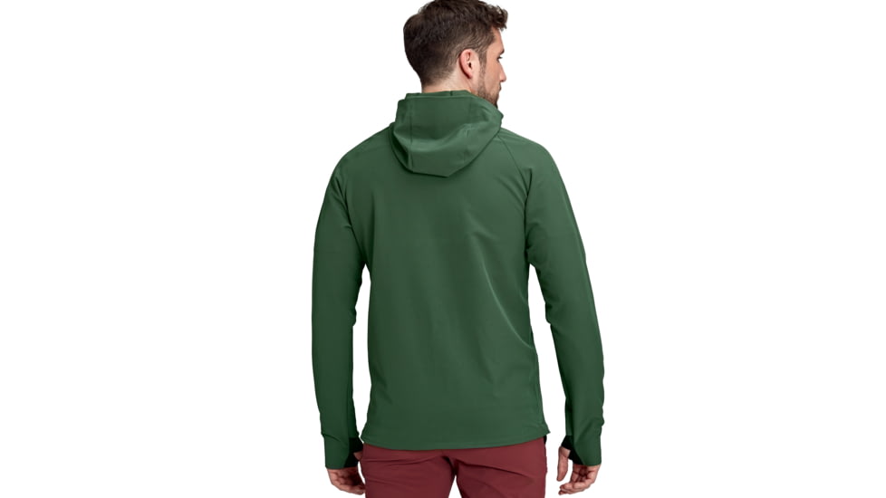 Mammut Macun SO Hooded Jacket - Mens, Woods, Medium, 1011-00500-40135-114