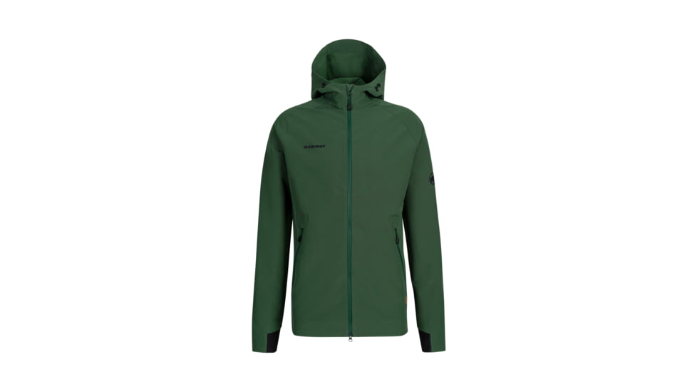 Mammut Macun SO Hooded Jacket - Mens, Woods, Medium, 1011-00500-40135-114
