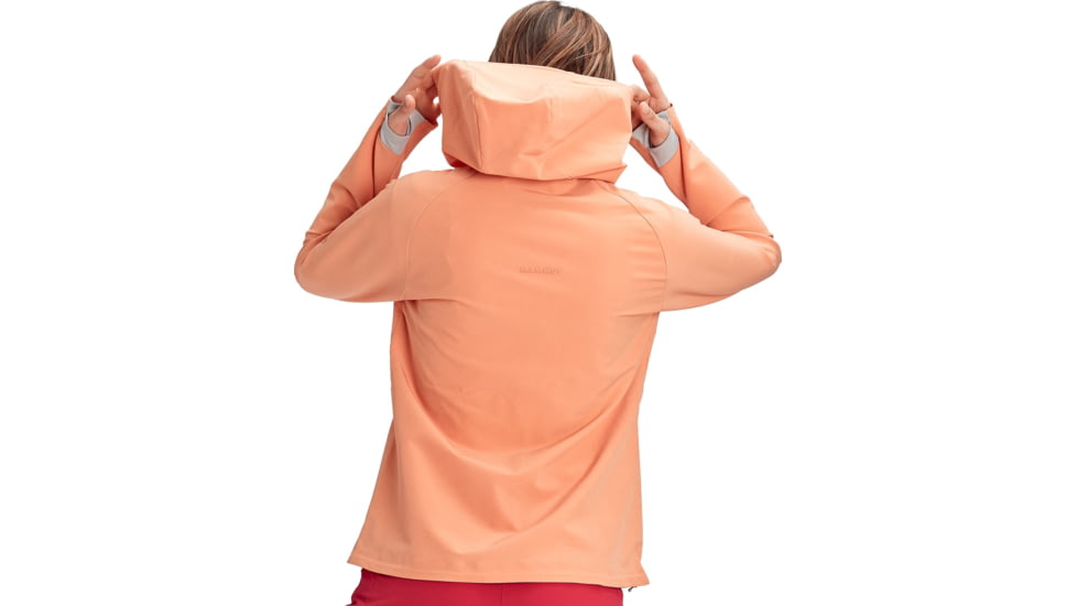 Mammut Macun Softshell Hooded Jacket - Women's, Medium, Baked, 1011-00510-2203-114