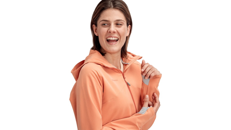 Mammut Macun Softshell Hooded Jacket - Women's, Medium, Baked, 1011-00510-2203-114