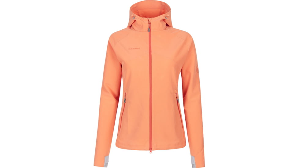 Mammut Macun Softshell Hooded Jacket - Women's, Medium, Baked, 1011-00510-2203-114
