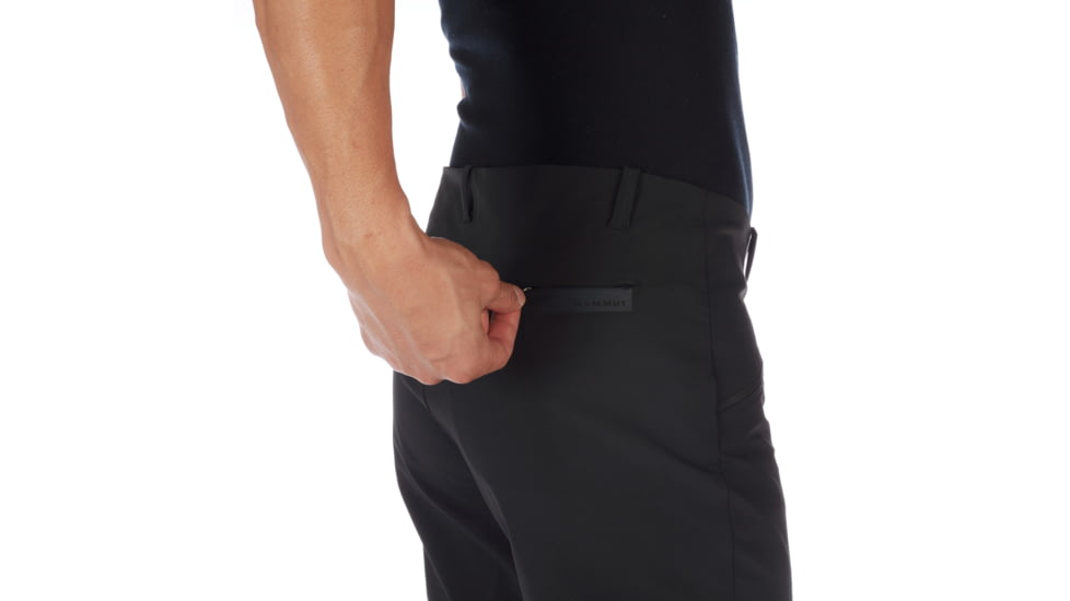 Mammut Macun SO Pants - Mens, Black, US 34, 1021-00210-0001-50-10