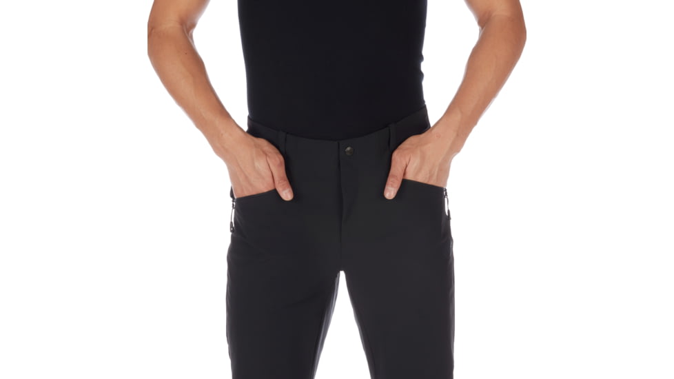 Mammut Macun SO Pants - Mens, Black, US 34, 1021-00210-0001-50-10