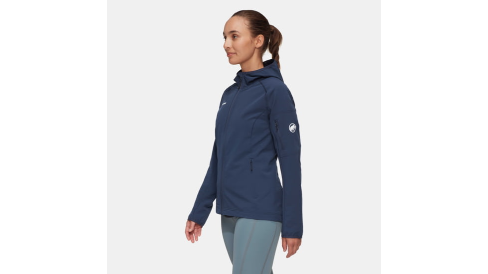 Mammut Madris Light ML Hooded Jacket - Womens, Marine, Medium, 1014-03852-5118-114