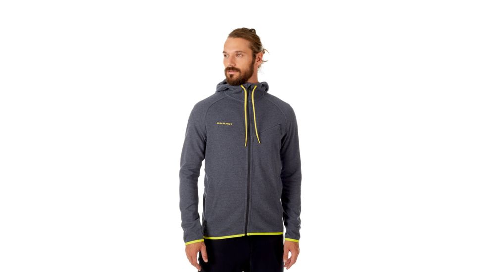 Mammut Logo ML Hooded Jacket - Men's, Phantom Melange, XXL, 1010-23270-00158-117