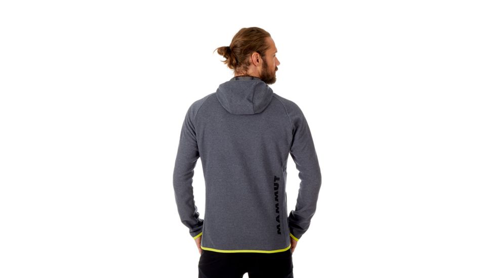 Mammut Logo ML Hooded Jacket - Men's, Phantom Melange, XXL, 1010-23270-00158-117
