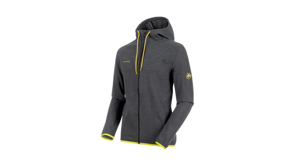 Mammut Logo ML Hooded Jacket - Men's, Phantom Melange, XXL, 1010-23270-00158-117